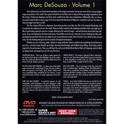 Master Works of Conjuring Vol. 1 by Marc DeSouza - DVD - Image 2