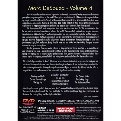 Master Works of Conjuring Vol. 4 by Marc DeSouza - DVD - Image 2