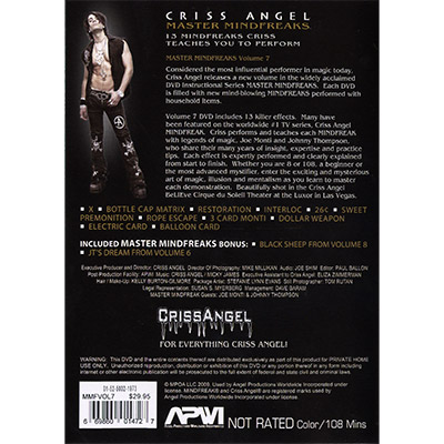 Mindfreaks Vol. 7 by Criss Angel - DVD