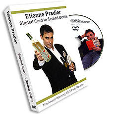 Etienne Pradier Signed Card in Sealed Bottle, DVD