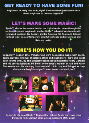 Spellz - Season One - Volume One (Featuring Jay Sankey) by GAPC Entertainment - DVD - Image 2