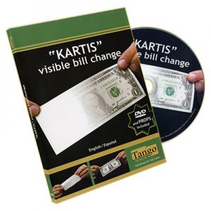 The Kartis Visible Bill Change ( V0006 ) by Tango Magic and Kartis - DVD