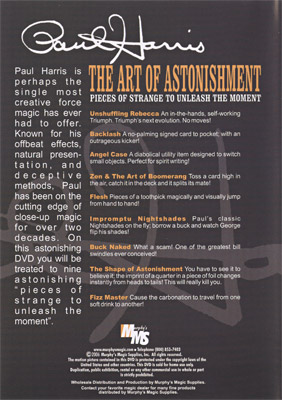 Art Of Astonishment by Paul Harris - DVD - Image 2
