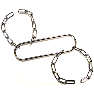 Houdini Handcuffs (Chrome) by Vincenzo Di Fatta s