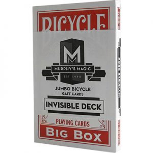 Jumbo Invisible Deck Bicycle (Red)