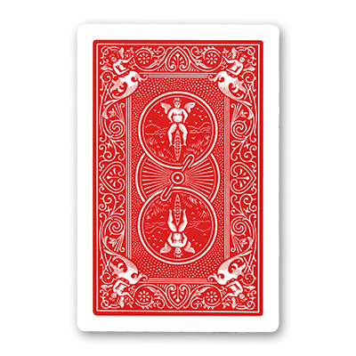 Jumbo Bicycle Card (3 1/2 of Clubs - Red Back)