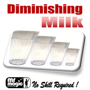 Diminishing Milk Glasses (multim in Parvo) by Mr. Magic