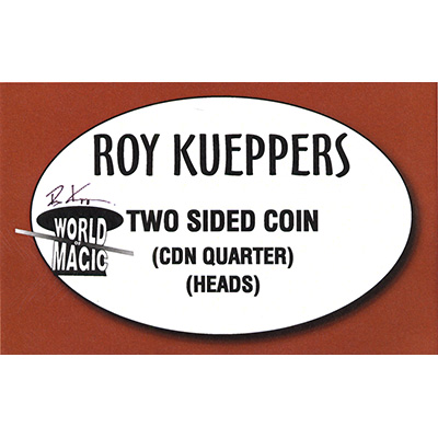 Two sided Canadian Quarter - (Heads)