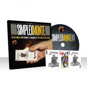 Simplex Monte Blue by Rob Bromley and Alakazam Magic - DVD