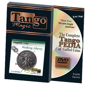 Magnetic Coin Walking Liberty (w/DVD) (D0136) by Tango s