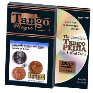 Scotch and Soda Magnetic Mexican Coin (D0052) by Tango -Trick