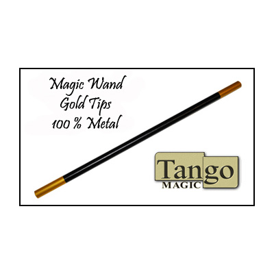 Magic Wand in Black (with gold tips) by Tango (W002)