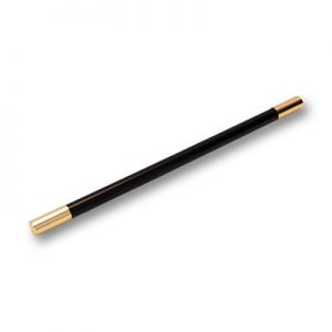 Mini Magic Wand in Black (W004) (with gold tips) by Tango -Trick