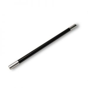 Mini Magic Wand in Black (with silver tips)( W003 ) by Tango-Trick