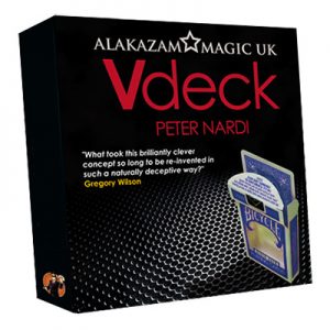 V Deck Blue (with Gimmick and Online Instructions) by Peter Nardi
