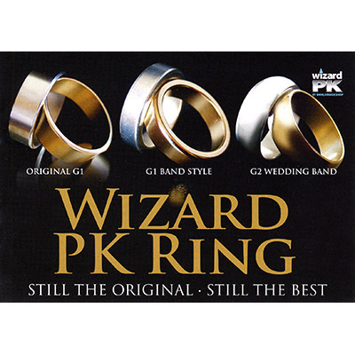 Wizard PK Ring G2 (CURVED, Gold, 16mm) by World Magic Shop