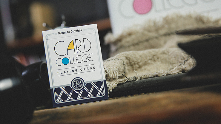 Card College (Blue) Playing Cards by Robert Giobbi and TCC Presents