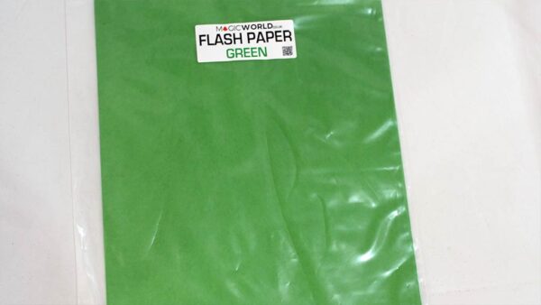 FLASH PAPER GREEN