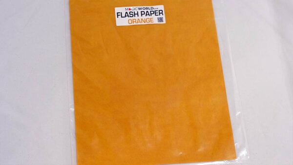 flash paper orange