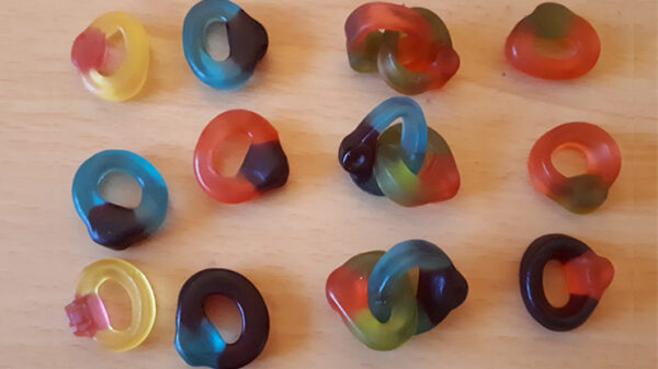 Visible Linking Jelly Sweet Gummy Finger Rings by Jonathan Royle Mixed Media DOWNLOAD - Download