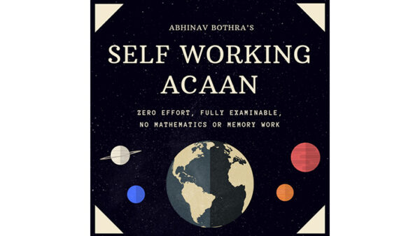 Self-Working ACAAN by Abhinav Bothra Mixed Media DOWNLOAD - Download
