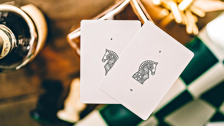 Knights V2 (White) Playing Cards
