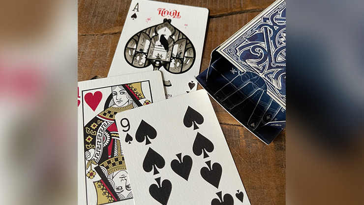 RAVN IIII (Blue) Playing Cards Designed by Stockholm17