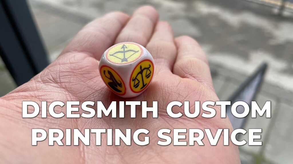 Spotted Dice custom printing service