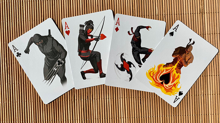 Gilded Bicycle Ninja Playing Cards