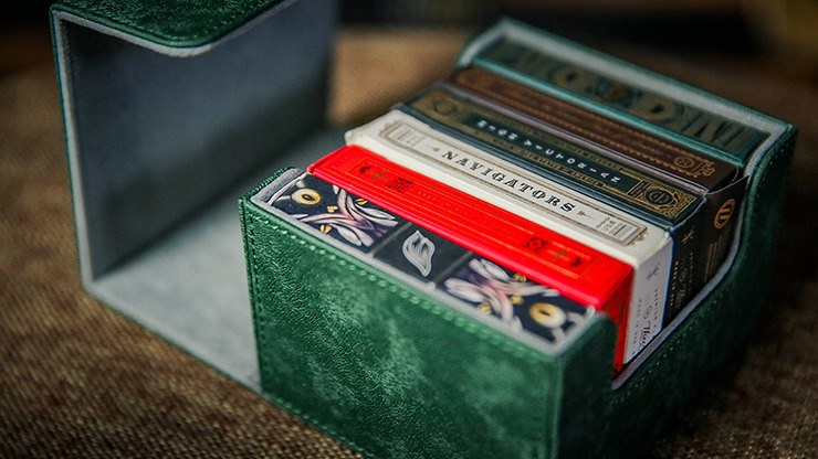 Playing Card Collection GREEN 6 Deck Box by TCC
