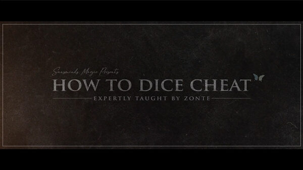 How to Cheat at Dice Black Leather (Props and Online Instructions) by Zonte and SansMinds