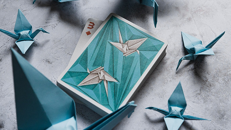 1000 Cranes V2 Playing Cards by Riffle Shuffle