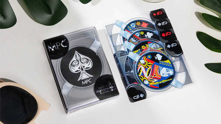 Black Transparent Playing Cards by MPC
