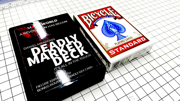 DEADLY MARKED DECK BLUE BICYCLE by MagicWorld