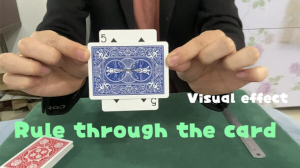Ruler Through Card by Dingding video DOWNLOAD - Download