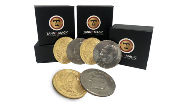 Replica Golden Morgan Hopping Half by Tango Magic