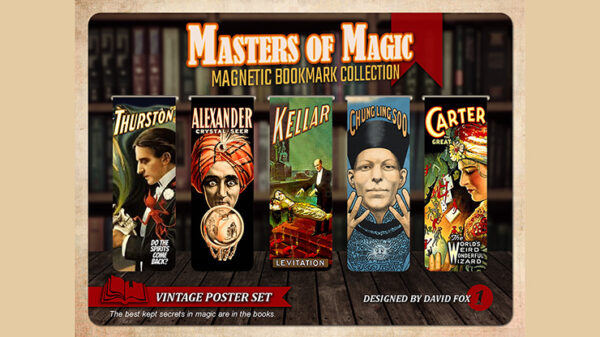 Masters of Magic Bookmarks Set 1. by David Fox