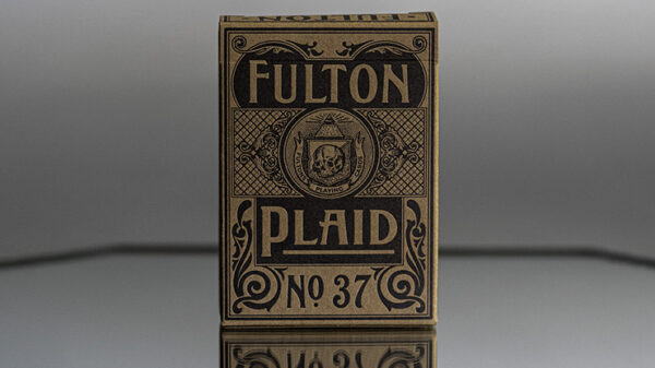 Fulton Plaid (Bourbon Brown) Playing Cards