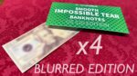 Impossible Tear Banknotes Blurred Edition