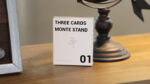 Three Cards Monte Stand RED (Gimmicks and Online Instruction) by Jeki Yoo