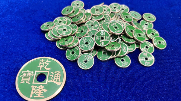 MINI CHINESE COIN GREEN by N2G
