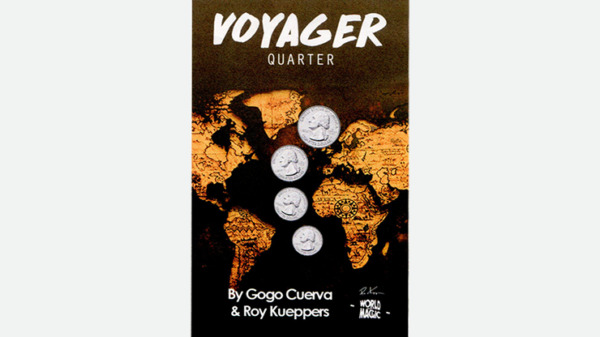 Voyager US Quarter (Gimmick and Online Instruction) by GoGo Cuerva