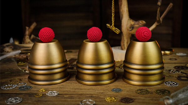 Artistic Combo Cups and Balls (Brass) by TCC