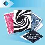 Black and White Swirl - Single Gaff Card
