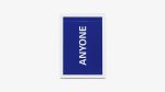 Cap Logo (Navy) ANYONE Playing Cards