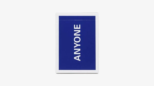 Cap Logo (Navy) ANYONE Playing Cards