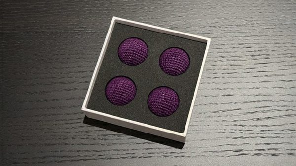 Shining Crochet Balls (Dark Purple) by JT Magic