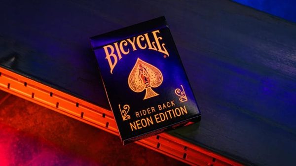 Bicycle Neon Solar-Orange Rider Back Playing Cards
