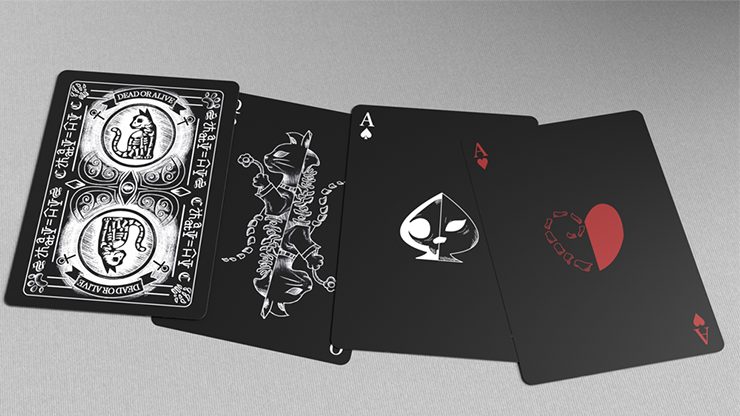 Schrodinger's Cat: Dead Black Edition Playing Cards - Image 4