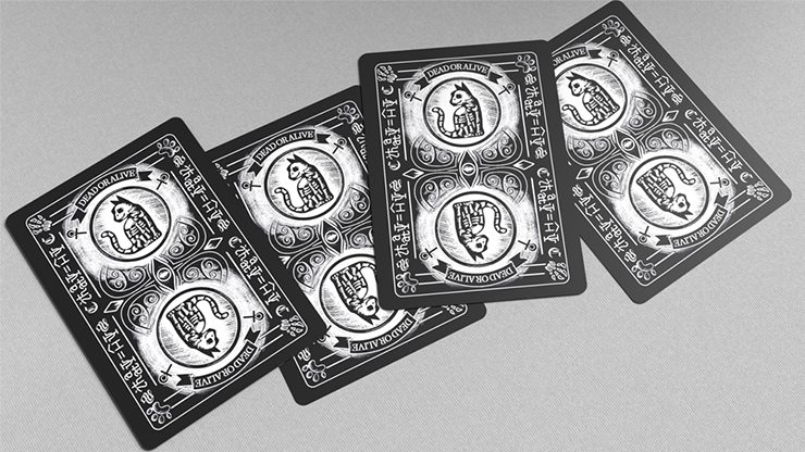 Schrodinger's Cat: Dead Black Edition Playing Cards - Image 5